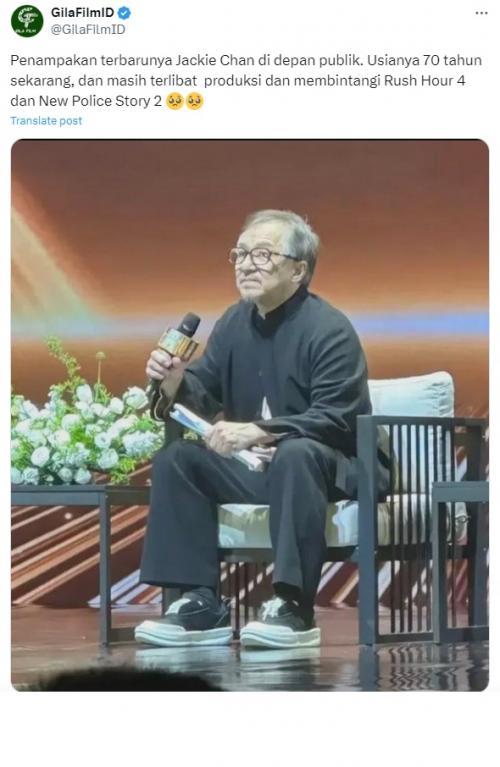 Jackie Chan Sudah 70 Tahun